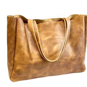 Extra Large Honey Brown Handbag